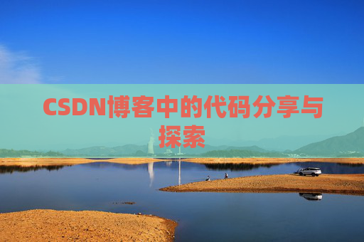 CSDN博客中的代码分享与探索